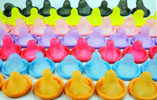 Different Colour Condoms