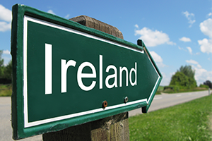 Sign for Ireland